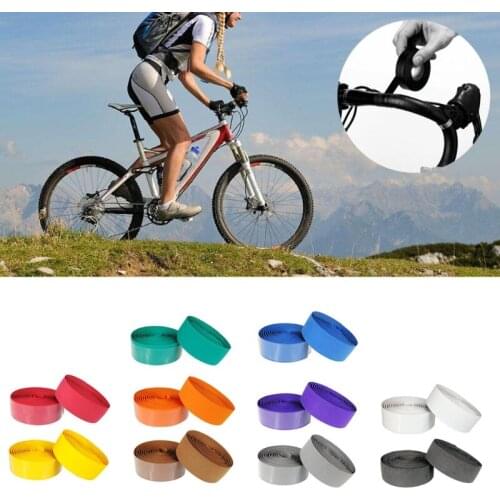 1 Pair Bicycle Handlebar Tape Belt Road Bike Fixed Gear Bicycle Handle Tape Straps Flat Pattern Bicycle Winding Tape