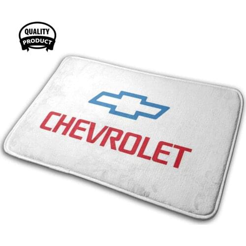 American Chevy Color Sign 3D Household Goods Mat Rug Carpet Cushion Chevrolet Chevy Detroit Muscle Car V8 Automobile Car