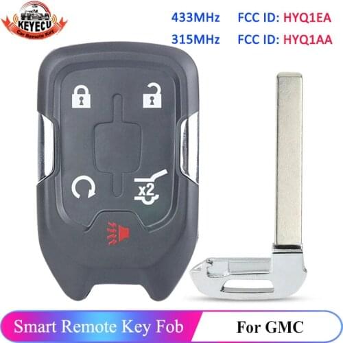 KEYECU (4 Models for Optional ) 1PC Replacement Remote Key Shell Case Fob Pad Cover for Ram 1500 2500 3500 2013-2017, GQ4-54T