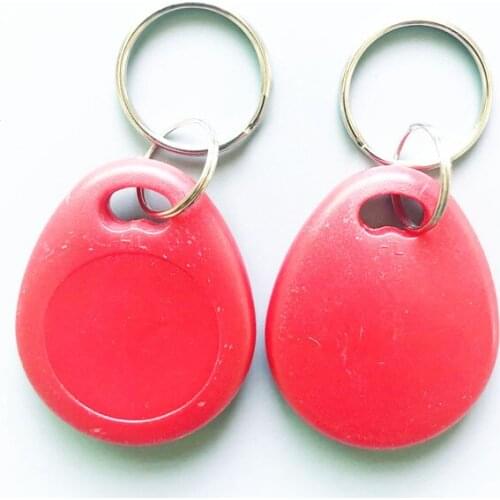 Free shipping 100pcs EM5200 ReWritable Rfid Tag Copy Cards Rewritable 125Khz Tag Keyfobs Writable Tag For RFID copier