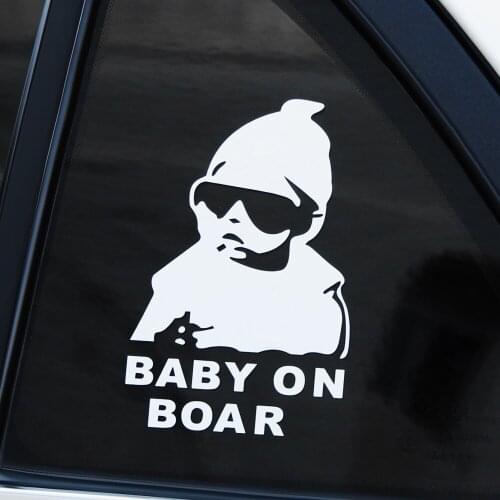 BABY ON BOARD Car Warning Stickers For VW jetta Golf POLO Passat Cruze HYUNDAI IX35 Solaris Skoda Opel Mokka Accessories