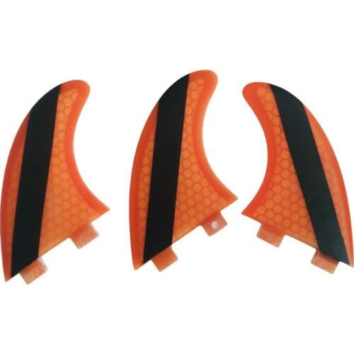 Double Tabs thruster fins M Size Fiberglass fins Fins Surfboard Fin surfboard accessories Double Tabs Fins