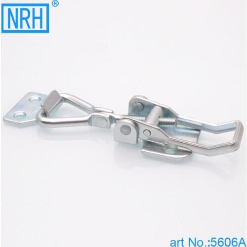 NRH 5606A cold-rolled steel latch clamp zinc plating Silver high quality padlockable thread adjustable Latch Clamp wholesale