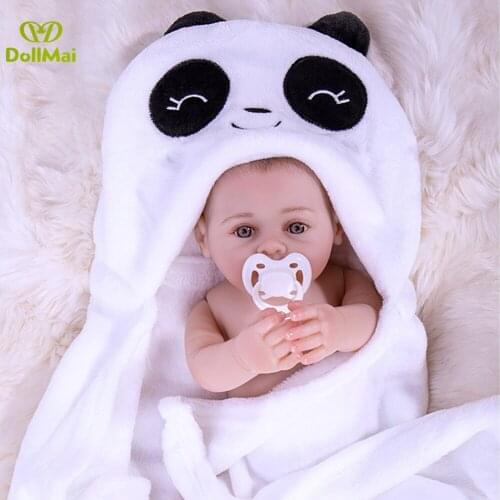 New style 45cm Full silicone reborn baby doll girl bathe toys toddler boneca reborn gift bebes reborn realista