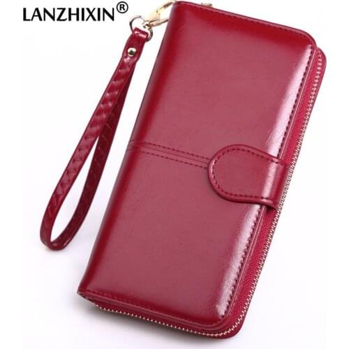 LANZHIXIN Leather Wallets