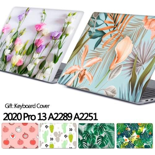 New 2020 A2289 A2251 Case For MacBook Pro 13 Cover Touch Bar ID Laptop Case For Macbook Air 13 A2179 A1932 Shell +Keyboard cover