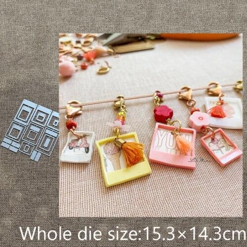 New Design Craft Metal stencil mold Cutting Dies photo frames decoration scrapbook die cuts Album Paper Card Craft Embossing