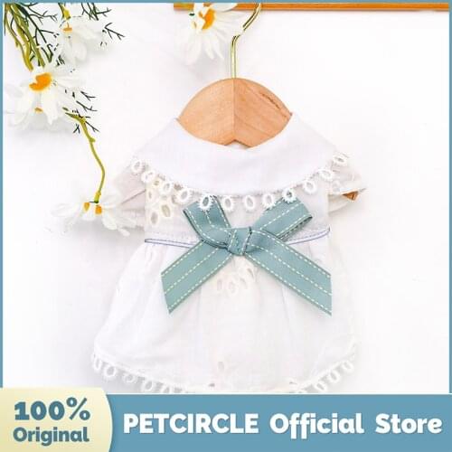 PETCIRCLE Dog Clothes Bowknot Cutout Dress Fit Small Puppy Pet Cat Spring & Summer Pet Cute Costume Dog Clothing Dog NEW Skirt