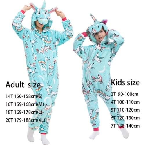Children Pajamas for Boys Girls Unicorn Onesie Pajamas Panda Baby Girls Licorne Sleepwear Boys Stitch Pijamas Night Clothing