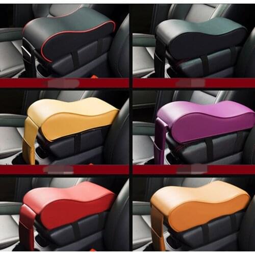 Car seat center console armrest pad for Skoda Octavia Fabia Rapid Superb Yeti Roomster