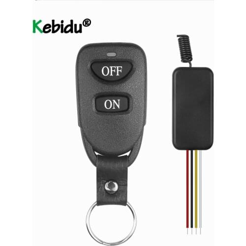 Portable Remote Control Switch 433 MHz Wireless Receiver Module DC 3V-12V 433 MHz Transmitter Remote Control For Light LED