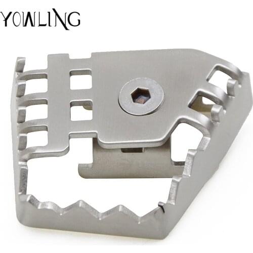 Sliver Rear Foot Brake Lever Pedal Shifter Peg Enlarge Extension For BMW F800GS F700GS F650GS R1150GS R1200GS F 800/700/650 GS