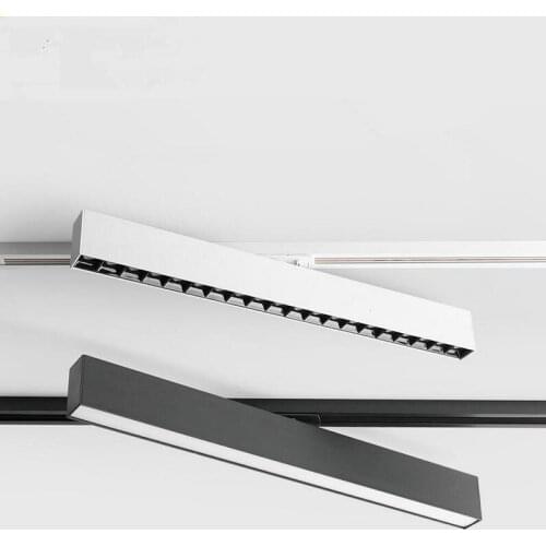 Dimmable 10W 20W 30W 40W LED Track Light LED Ceiling Lamp Linear Light Floodlight Rail Lamps 110V 220V for Home Shop Stores