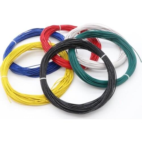 UL1430 PVC Electronic Wire 18 20 22 24 26 28AWG Tinned Copper Electrical Equipment Cable 1Meter