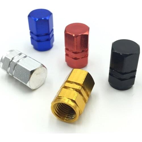 5 X Anodized Aluminum Valve Caps Air Valve Stem Caps
