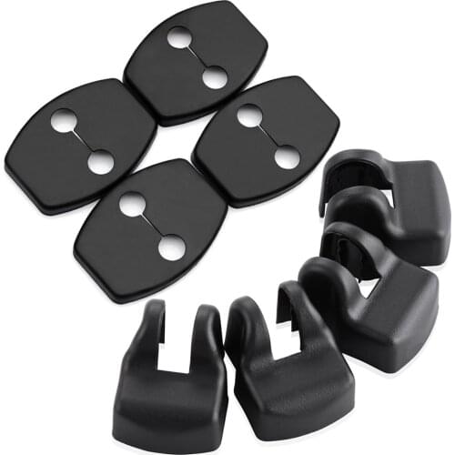 8pcs Door Lock Cover Stopper For Toyota RAV4 Highlander Kluger Land Cruiser Prado FJ Cruiser Sequoia Tundra Accessories