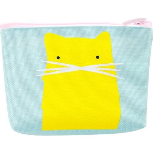 80PCS / LOT Zipper Key Bag New Minimalist Animal Zero Wallet Women Cartoon Coin Purse Small Storage Bag