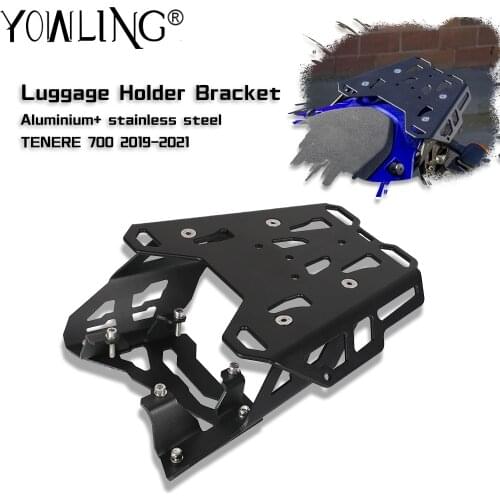 Motocycle Accessories Cargo Shelf Carrier Luggage Holder Bracket Rack For Yamaha Tenere 700 Rally T7 / T7 Rally 2019 2020 2021