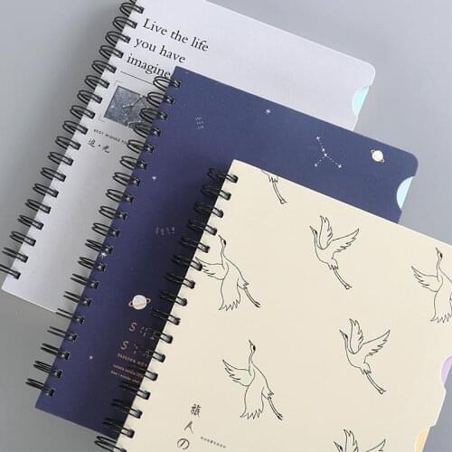 Quartet Partners Column Line Loop Loop Notebook Notebook 18K Classification Loop Notebook Hard-faced College Students