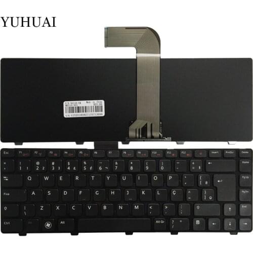 Brazil BR Keyboard for DELL INSPIRON 14R N4110 M4110 N4050 M4040 N5050 M5050 M5040 N5040 X501LX502L P17S P18 N4120 M4120 L502X