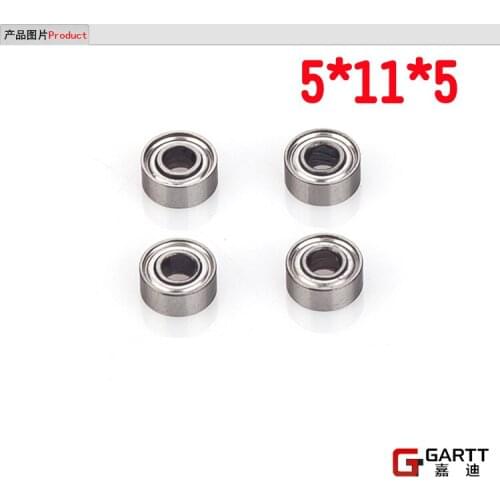 GARTT GT450 5*11*5 Size Bearing (5PIECES/LOT) For 450 RC Helicopter 100% Compact Align Trex Accessories