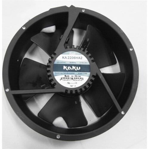 KA2206HA2 222*60mm 220V axial flow fan all-metal IP55 ac fan 6months Warranty