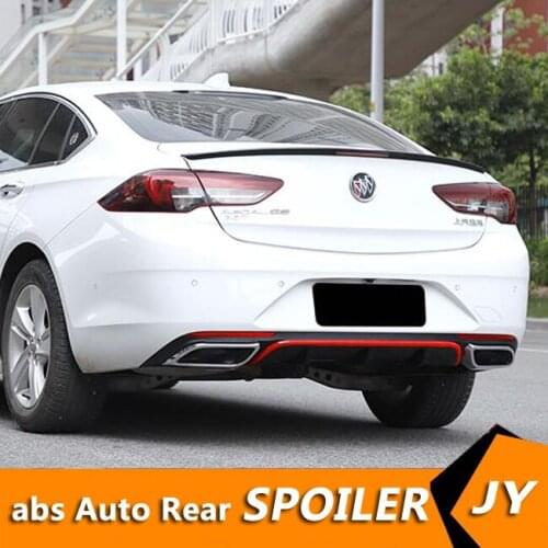 For Insignia Body kit spoiler 2017-2019 Opel Insignia HS ABS Rear lip rear spoiler front Bumper Diffuser Bumpers Protector