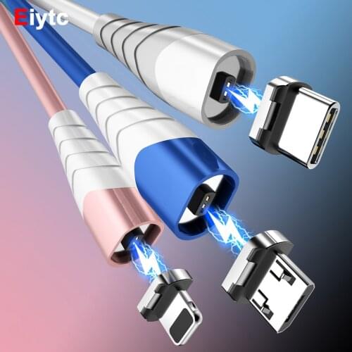 Magnetic Cable Type C Cable Micro USB Charging Cord Magnet Quick Charger Mobile Phone USB C Wire For Apple Iphone Android Kabel