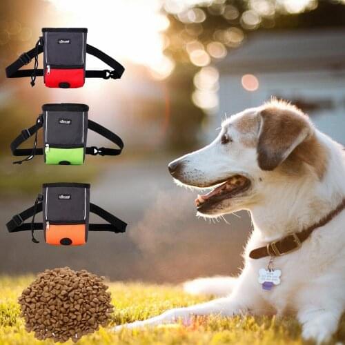 Small Size Large Capacity Pet Treat Bag Portable Detachable Training Dog Treat Bag