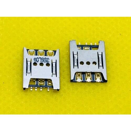 Micro Nano SIM Card Kid Watch Slot Tray Holder Adapter 6PIN Chinese Smartphone Mainboard PCB Socket Connector Repair Part