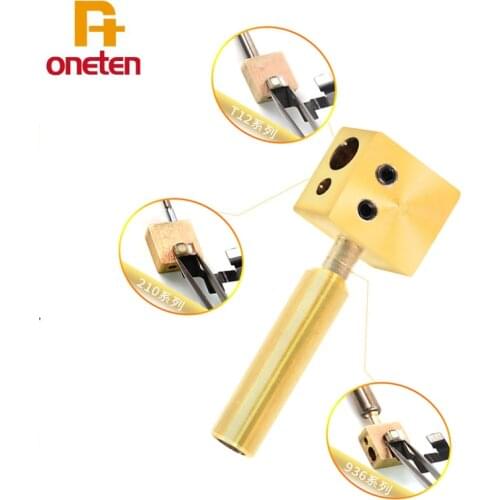 RELIFE Mini Pure Copper Heating Platform Station Disassembly Tool For T12 JBC T210 936 Iron Head IC FPC Connector On Flex Cable