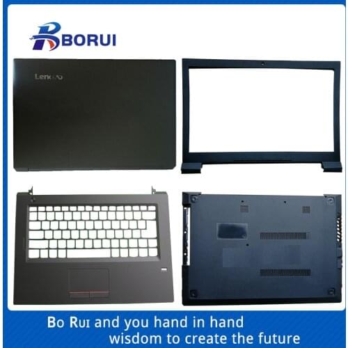 New Laptop LCD Back Cover/Front Bezel/Palmrest/Bottom Case For Lenovo V310-14 V310-14ISK Series Base Cover Fingerprint palmrest