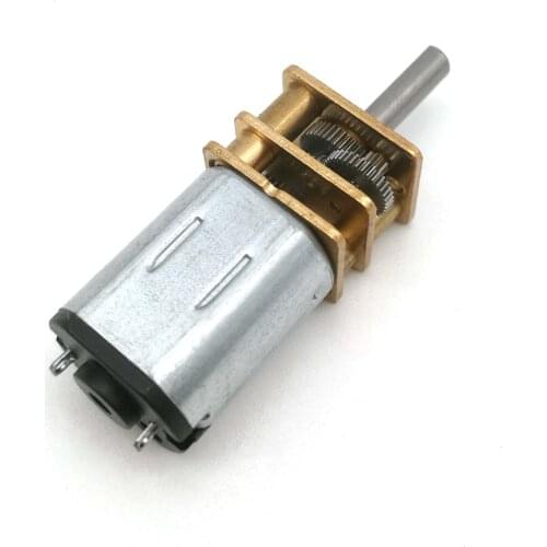 DC 3V 6V 12V N20 Mini Micro Metal Gear Motor 15/30/50/60/100/200/300/500/1000 RPM Electrice Gear Motor High Torque Gear Reducer