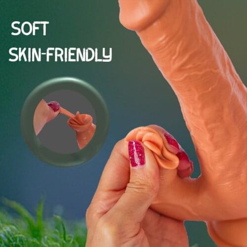 Telescopic rotating Heating Dildo Clitoris Powerful Tongue Licking Penis Vibrators For Women Female Masturbators Erotic Sexshop