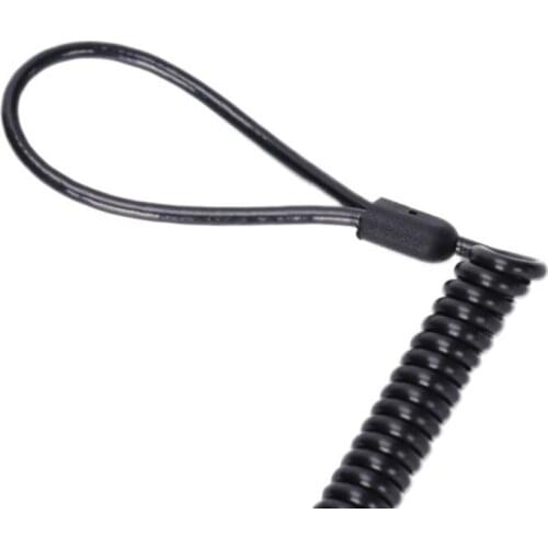 J6PF Outdoor Tactic Spring Lanyard Elastic Retractable Anti-lost Waist Hanging Retention Rope Police Pistols Rifle Sling