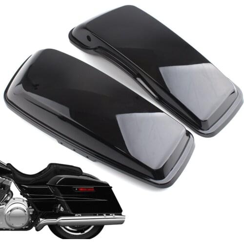 Motorcycle Saddlebag Lid Upper Cover Vivid Black For Harley Touring 2014-2020 FLT FLHT FLHTCU FLHRC Road King Electra Glide