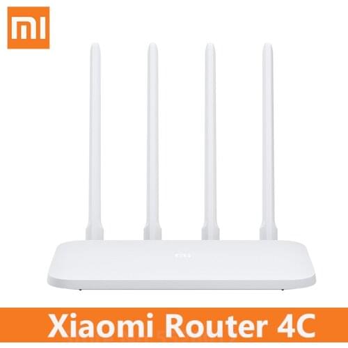 Xiaomi Router 4C Wifi Router 2.4G 300Mbps 4 Antennas Wireless Routers WiFi Repeater APP Control for home office