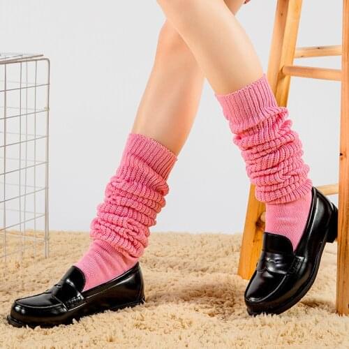 Japan JK Uniform Loose Socks Anime Cosplay Women Multicolor Slouch Cotton Sock Cute Girl Student Stocking Warm Winter Stockings