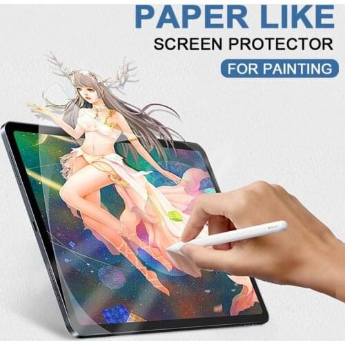 Paper Like Screen Protector Film Matte PET Anti Glare Painting For iPad 9.7 New 10.2 Air Pro 10.5 Face ID 11 12.9 inch 2018 2019