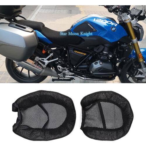 Motorcycle Protecting Cushion Seat Cover for BMW R1200RS R1200R R1250RS R1250R LC R 1250 RS Fabric Saddle Seat Cover Accessories