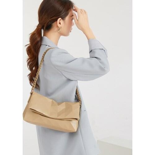 DIOMO 2021 Autumn New Ladies Shoulder Chain Bag Soft Flap Purses and Handbags High Quality Crossbody Bags for Women Designer Bag