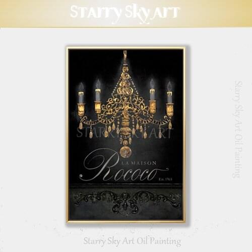 Painter Hand-painted High Quality Vertical Rectangle Modern Wall Art Oil Painting on Canvas Black Colors Fine Art Oil Painting