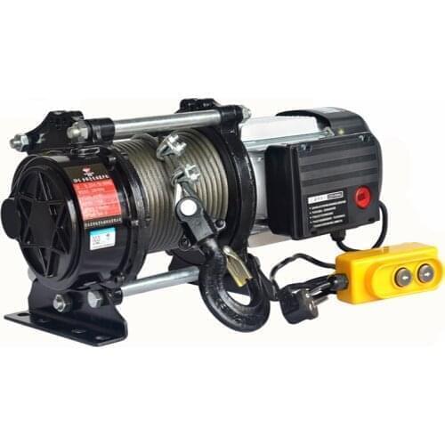 1 Tons Electric Hoist Small Household MultiFunction Electric Hoist Hoist winch