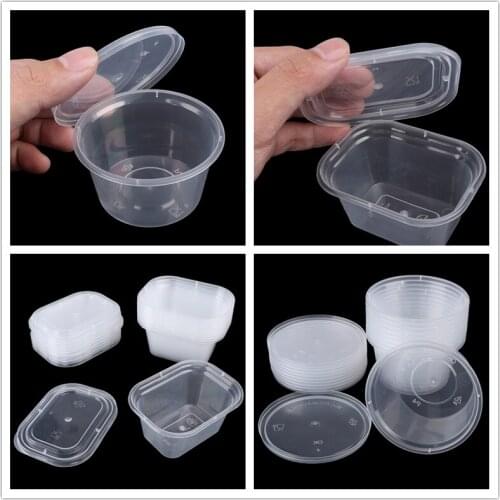 10Pcs Slime Opslag Plastic Kleur Plasticine Clear Containers Lijm Stopverf Foam Bal Opslag Dozen Slime Modder Lichte Klei 100ml