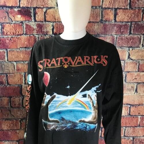 STRATOVARIUS 1997 Vintage Longsleeve Shirt Visions Tour Tee