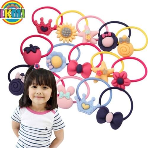 40Pcs New Girls Hair Accessories Bb Hairclip Gift Box Elastic Hair Bands Flower Hair Clip Bow Hairband Cute Hair Bands for Kids