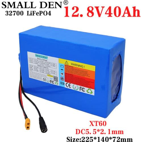 12.8V40Ah 32700 Lifepo4 battery pack 4S6P 40000mAh large capacity battery12V power supply built-in 40A maximum 100A balanced BMS