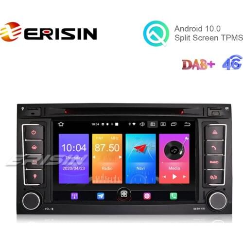 Erisin ES2756T 7" Android 10.0 Car DVD Player GPS DAB+ 4G CarPlay for VW TOUAREG T5