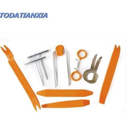 Car plastic removal installer pry tool set FOR suzuki skoda fabia fiat punto golf mk3 ford ranger golf mk2 renault clio dacia