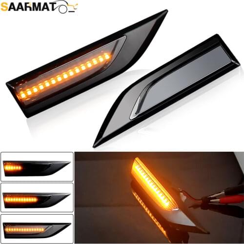 Dynamic LED Side Marker Lights Flowing Sequential Turn Signal Light Blinker For VW Transporter T6 Multivan Caddy MK4 2015-2019